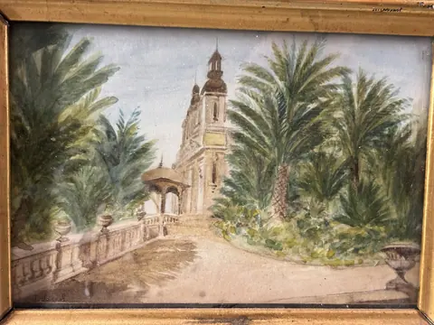 View of Monte-Carlo. Unknown Artist. 1890s – image 2