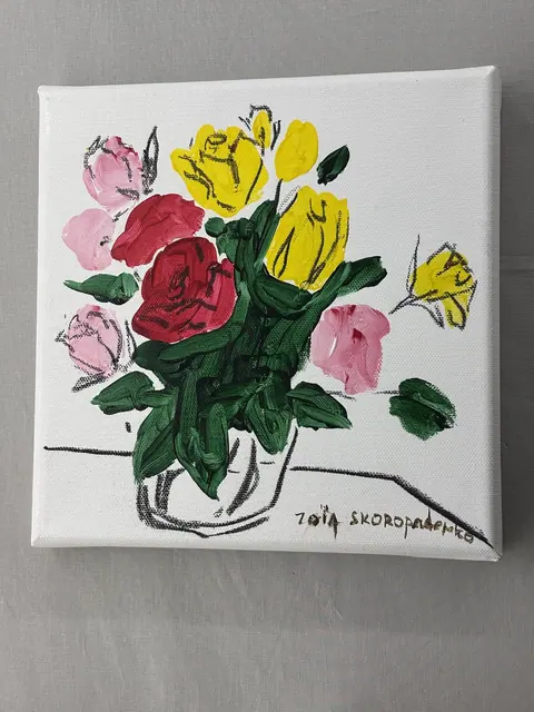 The roses. By Zoia Skoropadenko