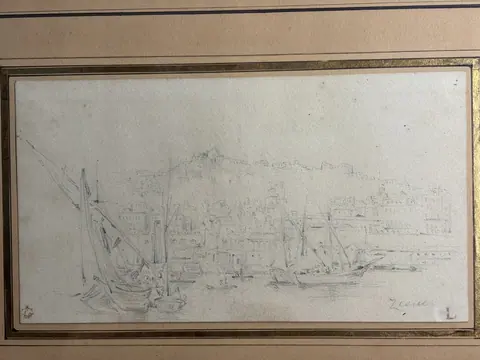 Monaco Port. By Felix Ziem