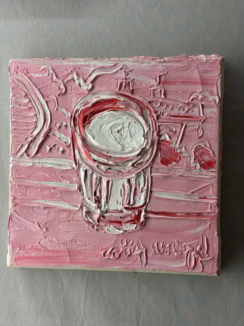 View of Monaco Palace. MILK. Pink. By Zoia Skoropadenko