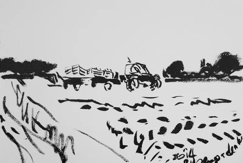 Auvers sur Oise. Zoia Skoropadenko