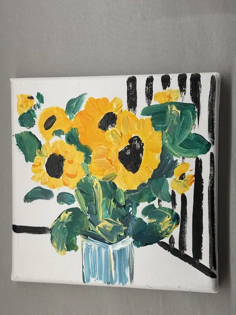 The sunflowers. By Zoia Skoropadenko