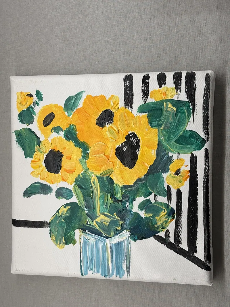 The sunflowers. By Zoia Skoropadenko