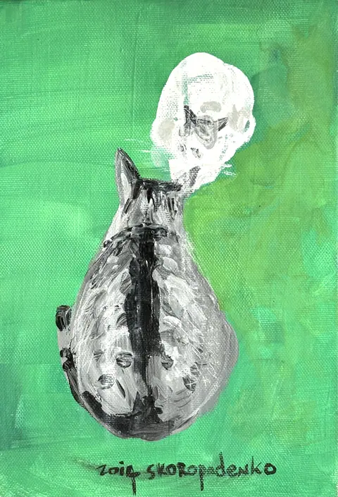 Two Cats. Zoia SKOROPADENKO
